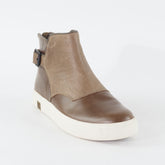 Womens Timberland Amherst A1I34 Dark Brown Leather Zip Up Casual Ankle Boots